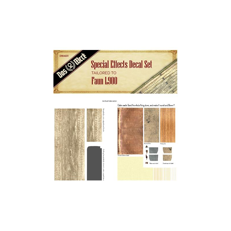 Das Werk DWA031 Special Effects Decal Set Tailored to Faun L900