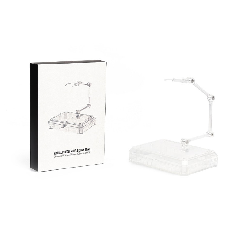 UMS-01CR General Purpose Model Display Stand (Clear)