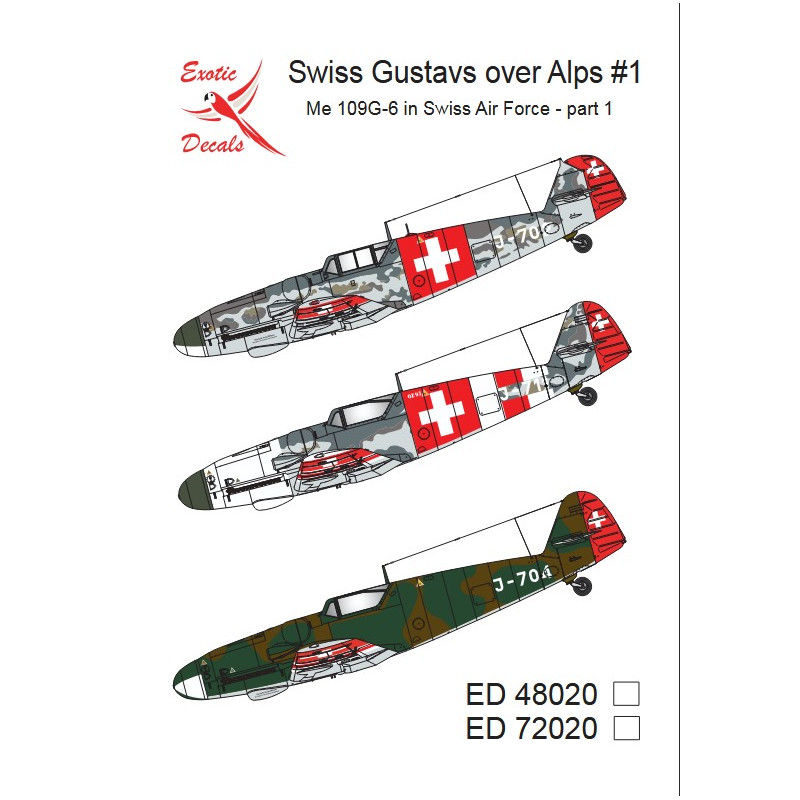 1:32 Swiss Gustavs Over Alps #1 Me 109G-6 in Swiss Air Force - Part 1